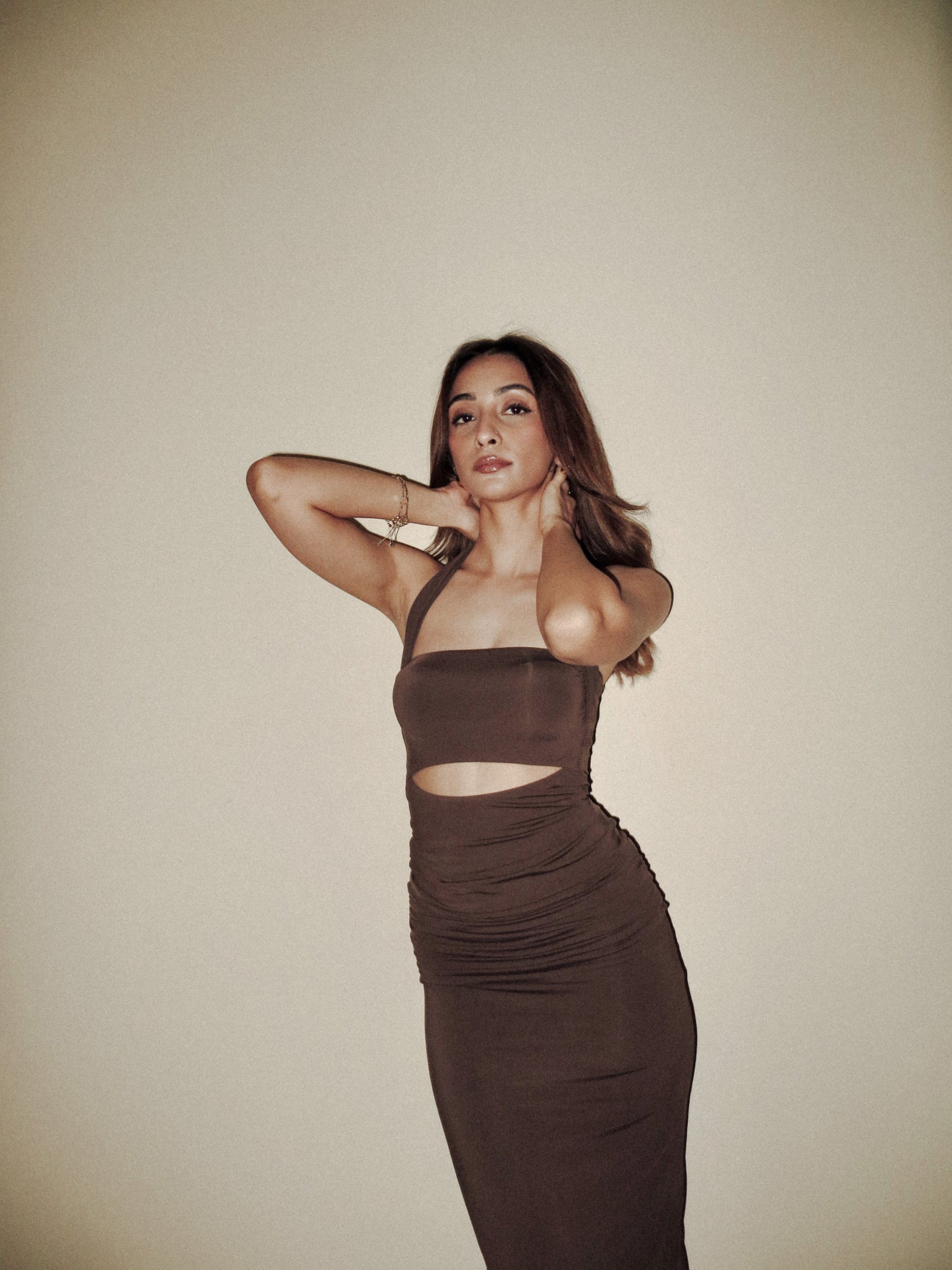 The Halter Dress- Black