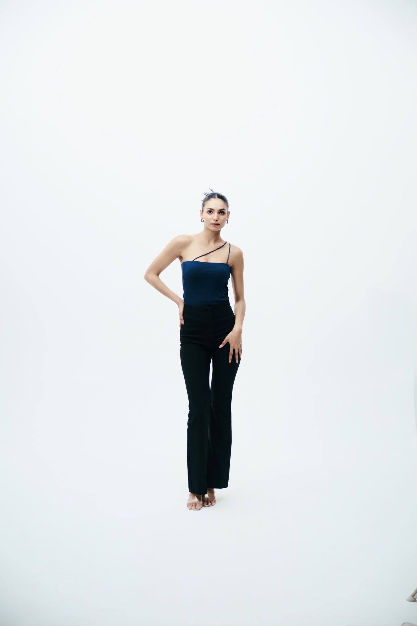 Rhinestone Top: Midnight
