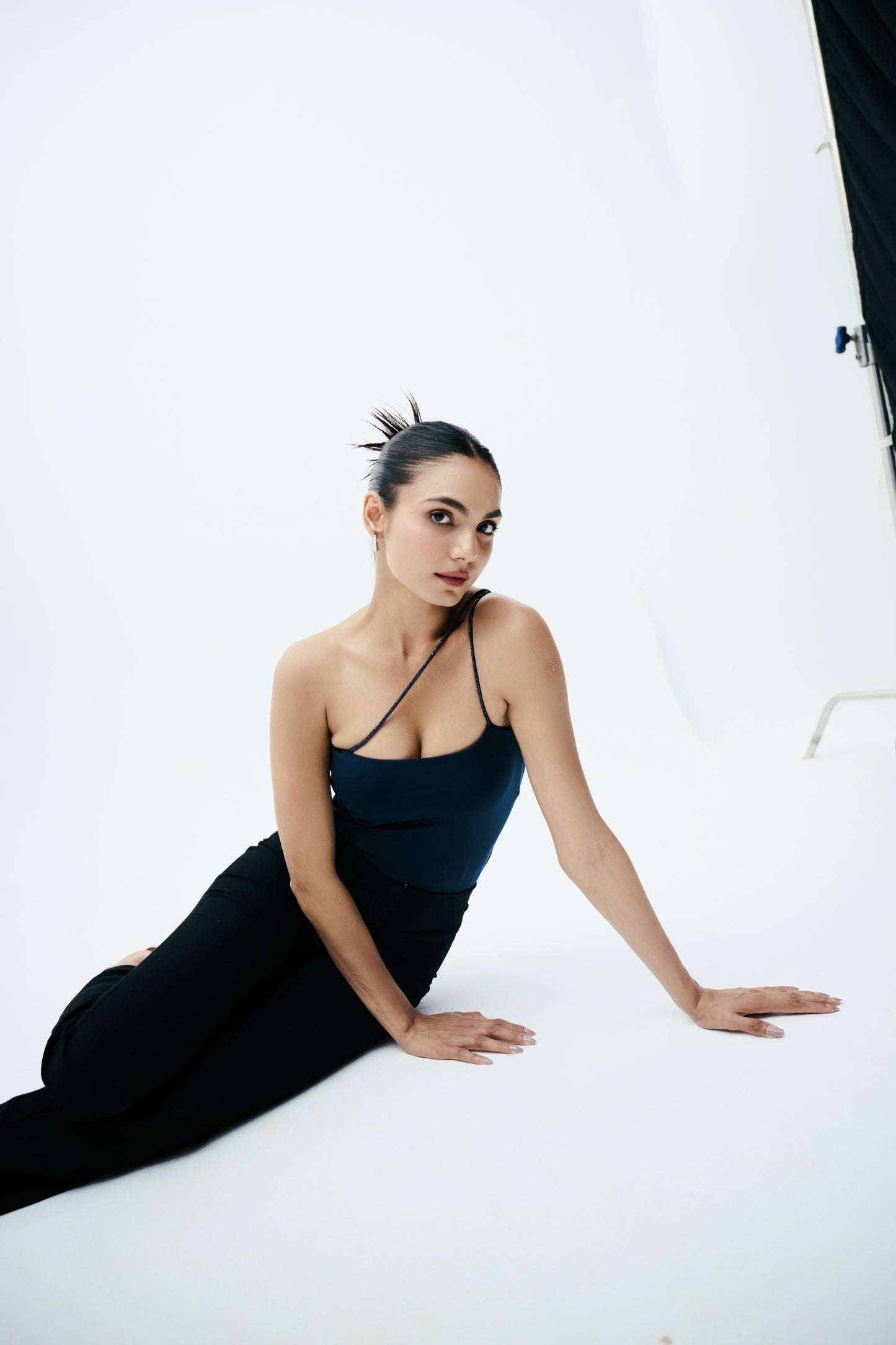 Rhinestone Top: Midnight