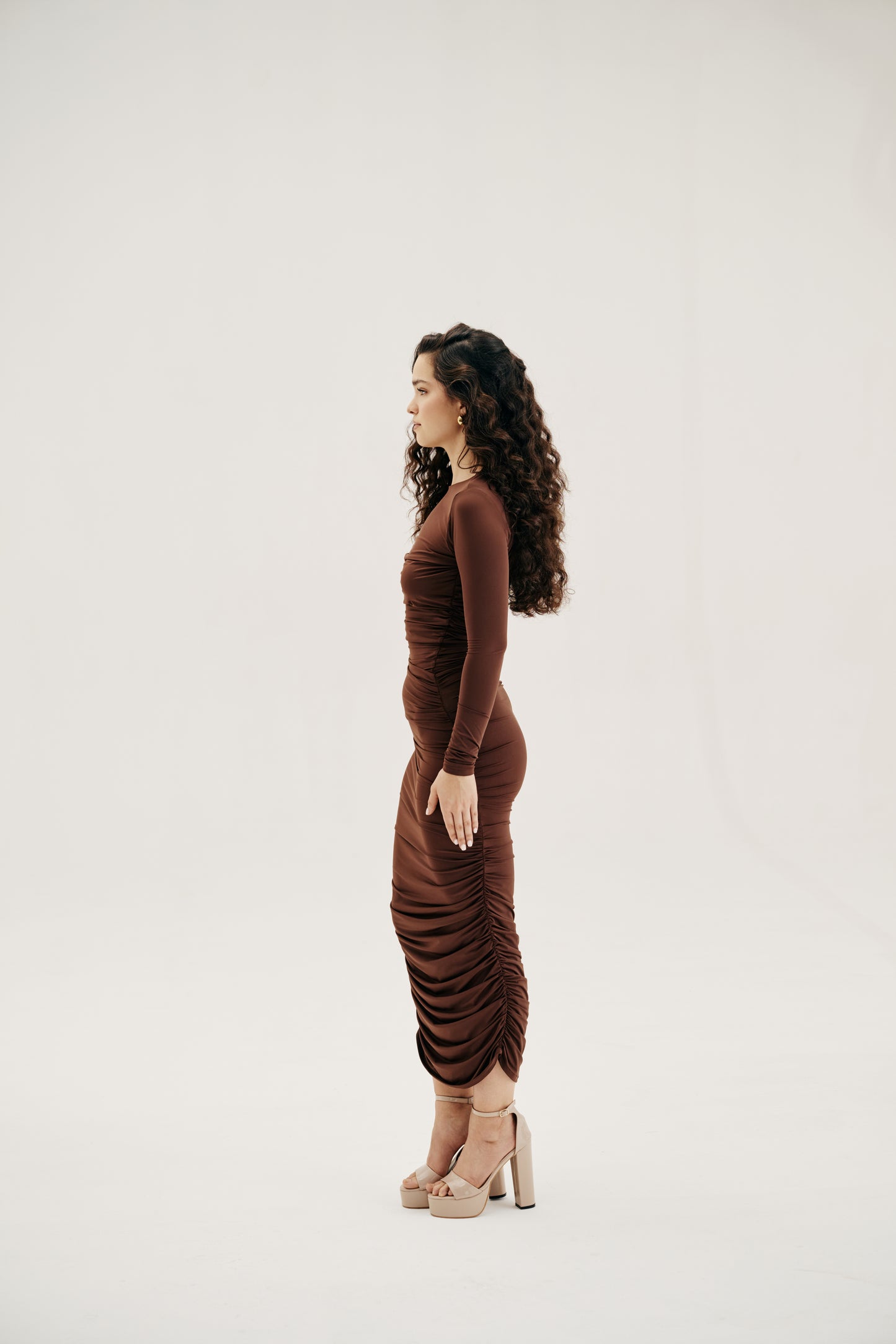 Gathered Bodycon dress