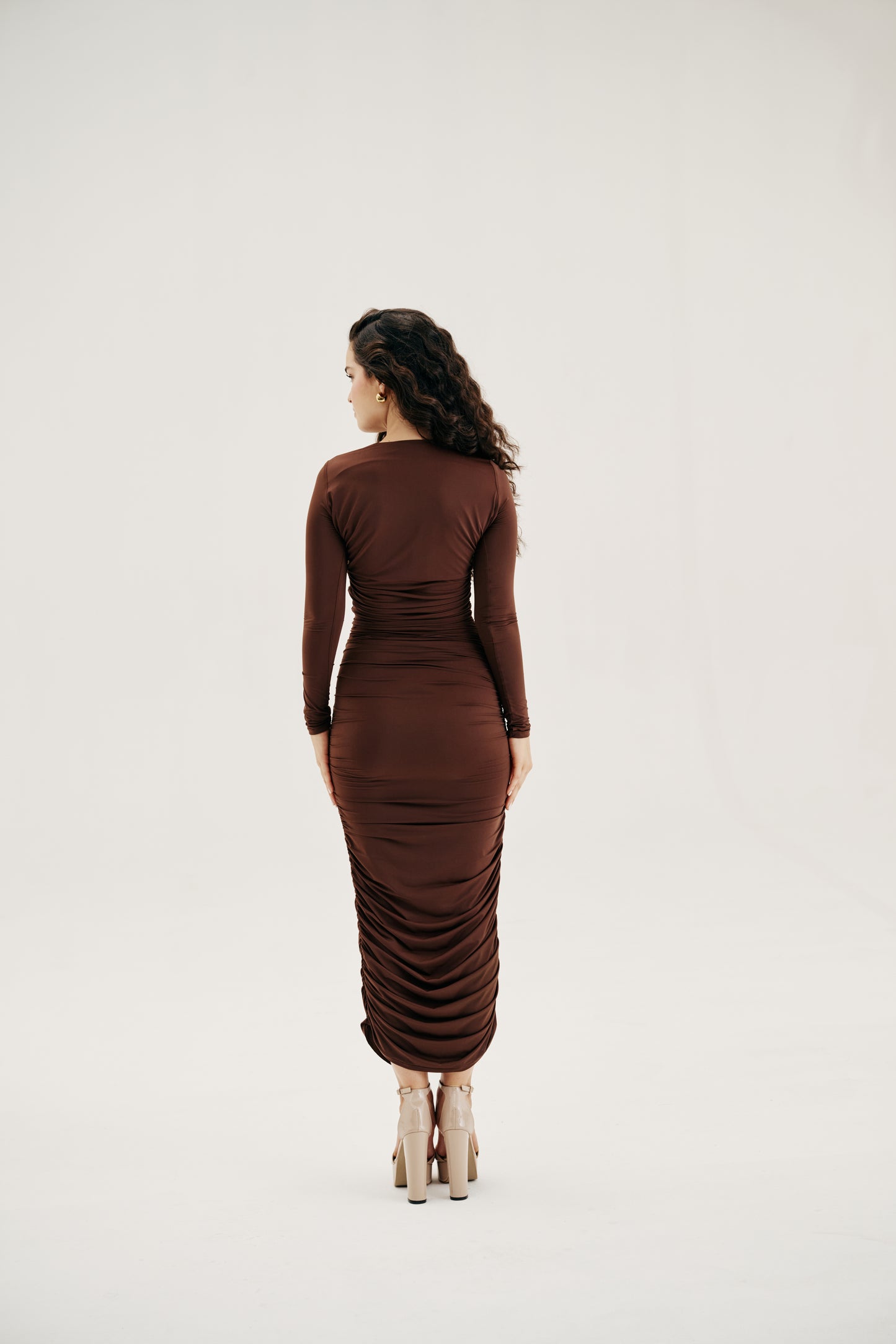 Gathered Bodycon dress