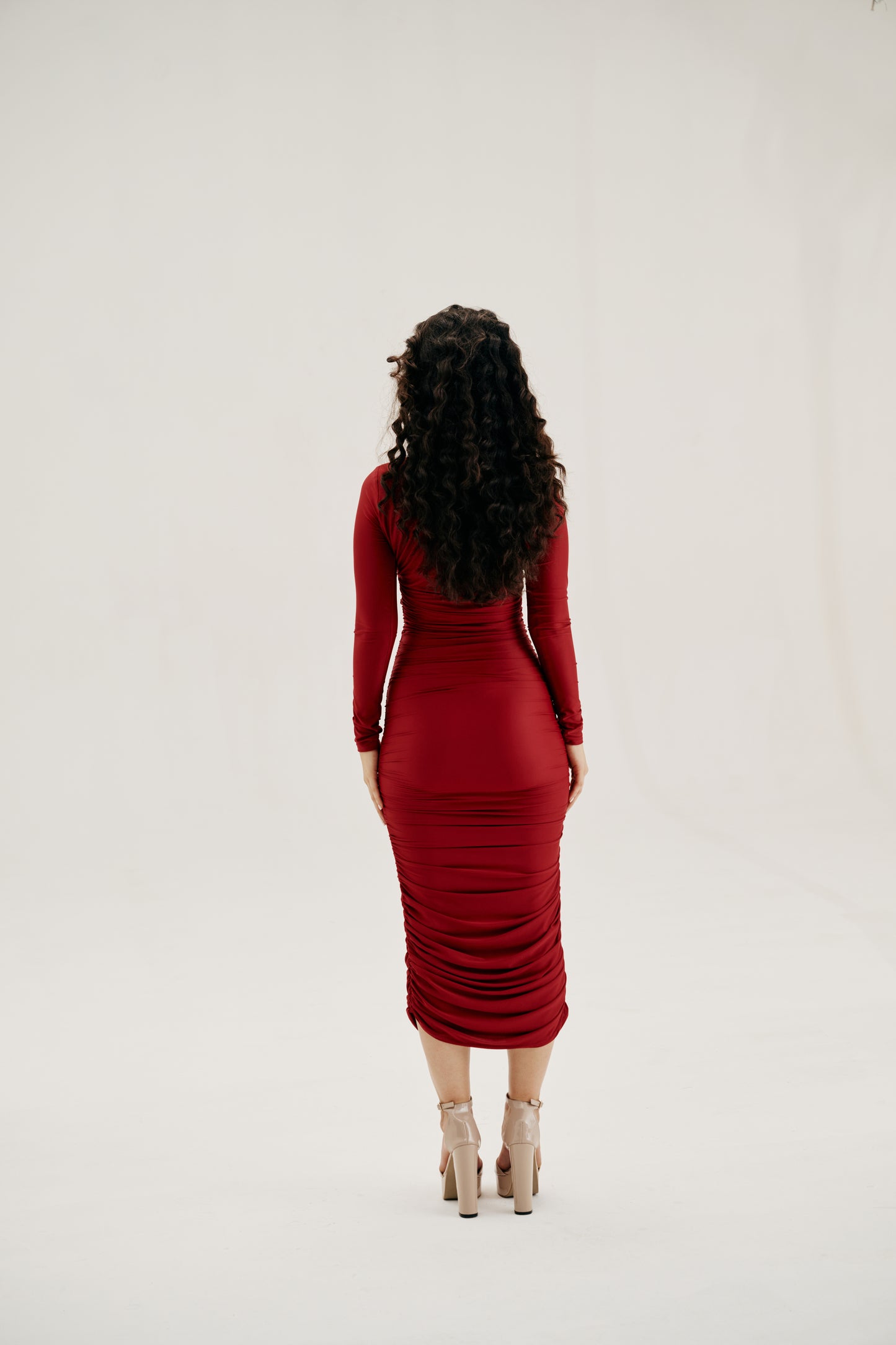 Gathered Bodycon dress