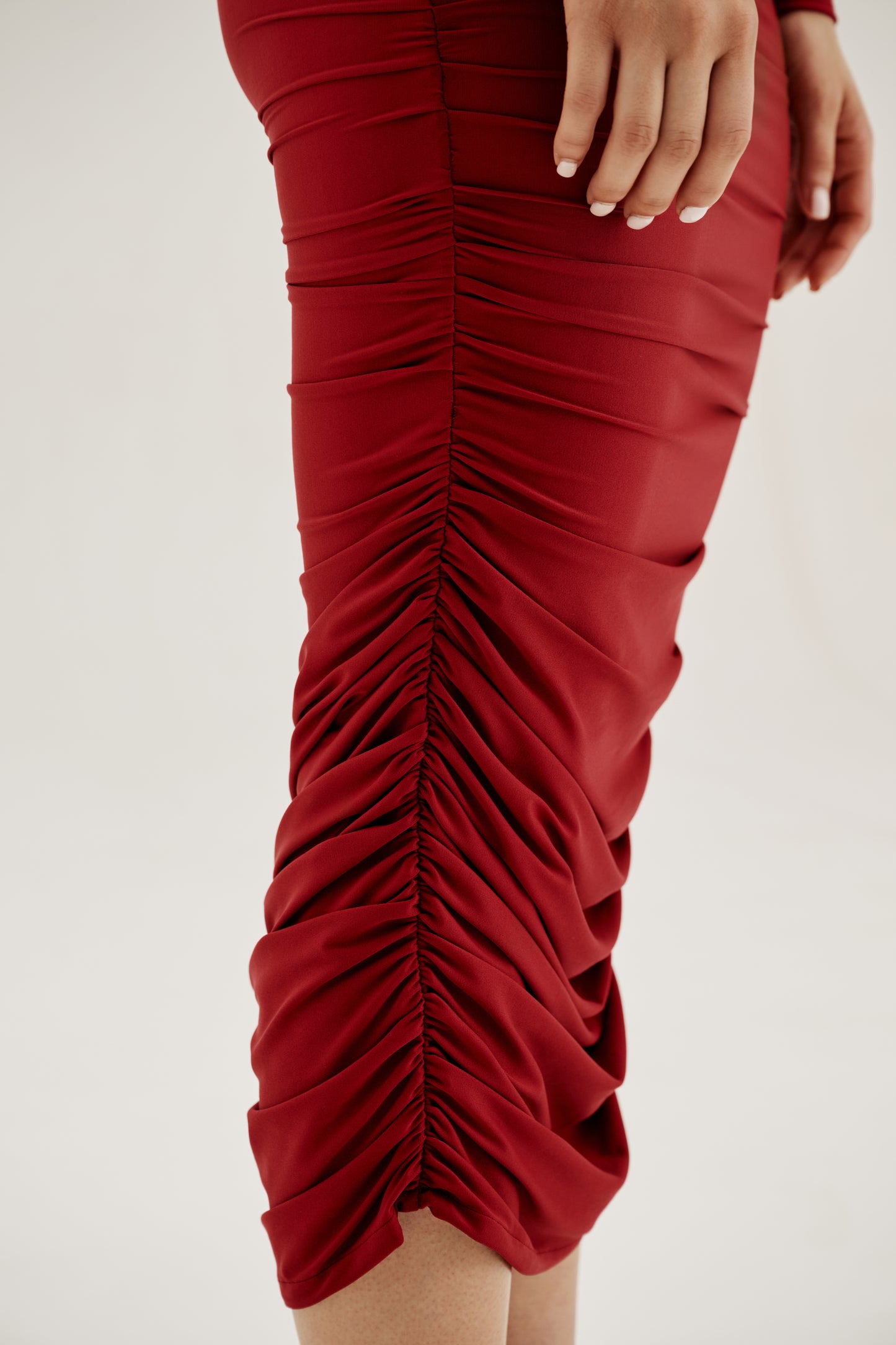 Gathered Bodycon dress