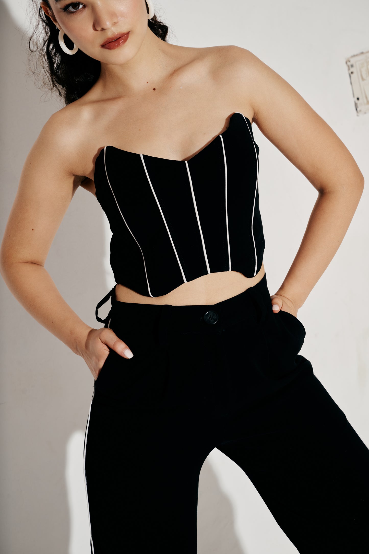 Contour corset top