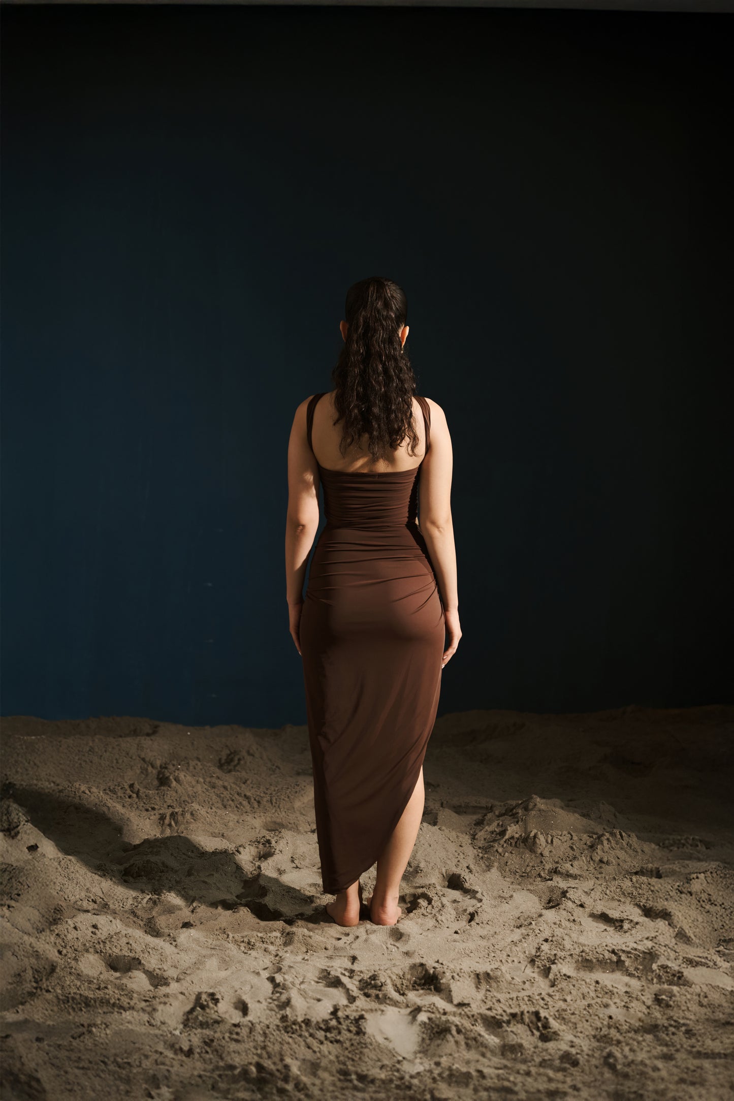Draped Top - Chocolate