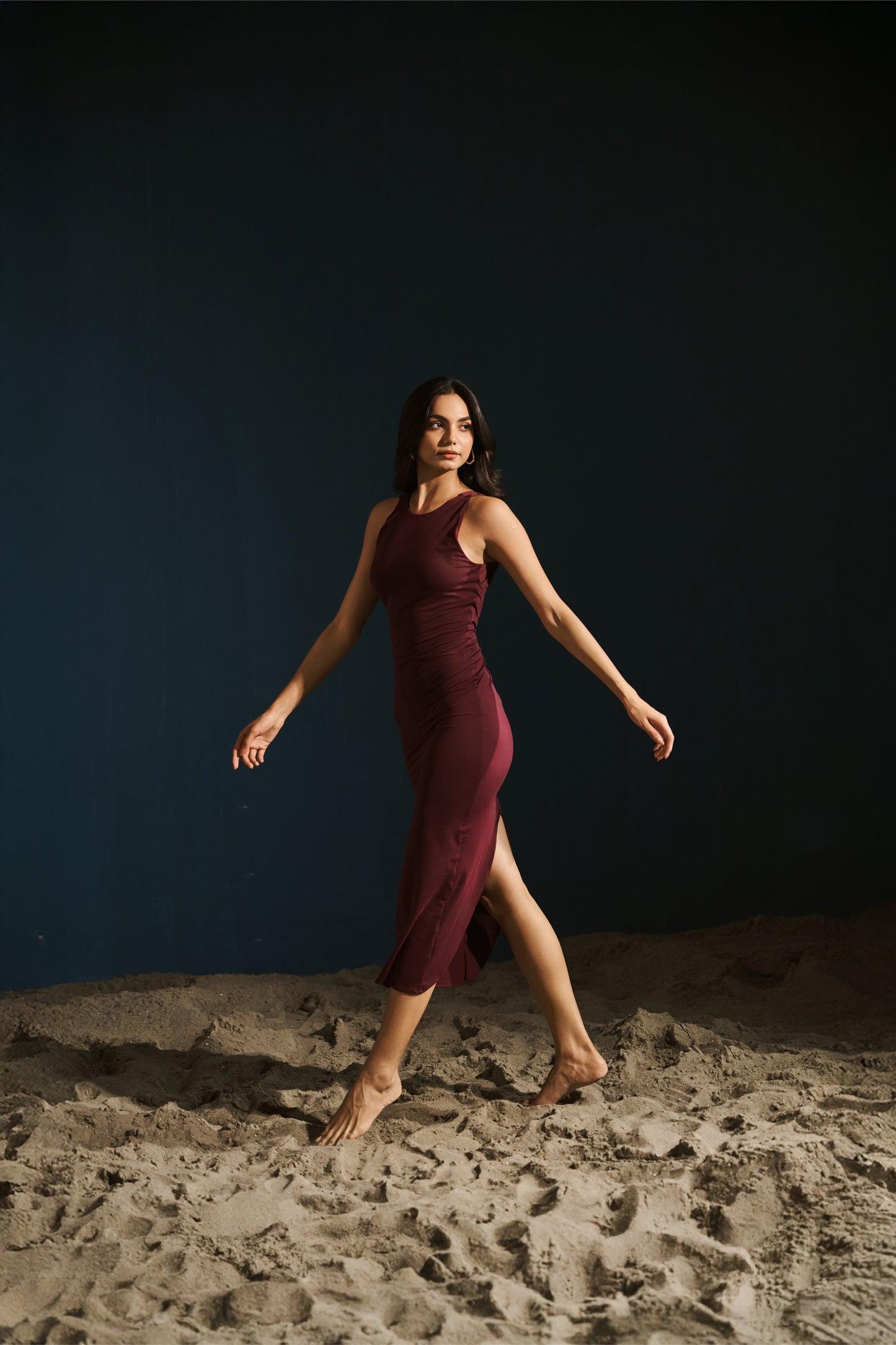 The Twist Dress – Berry