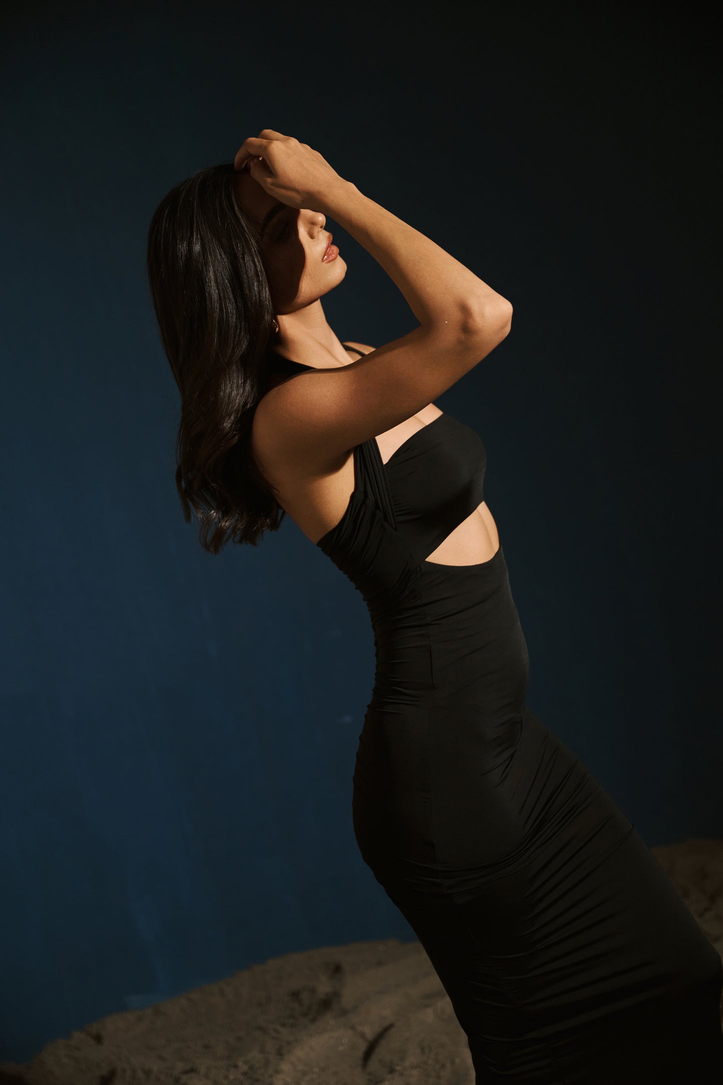 The Halter Dress- Plum