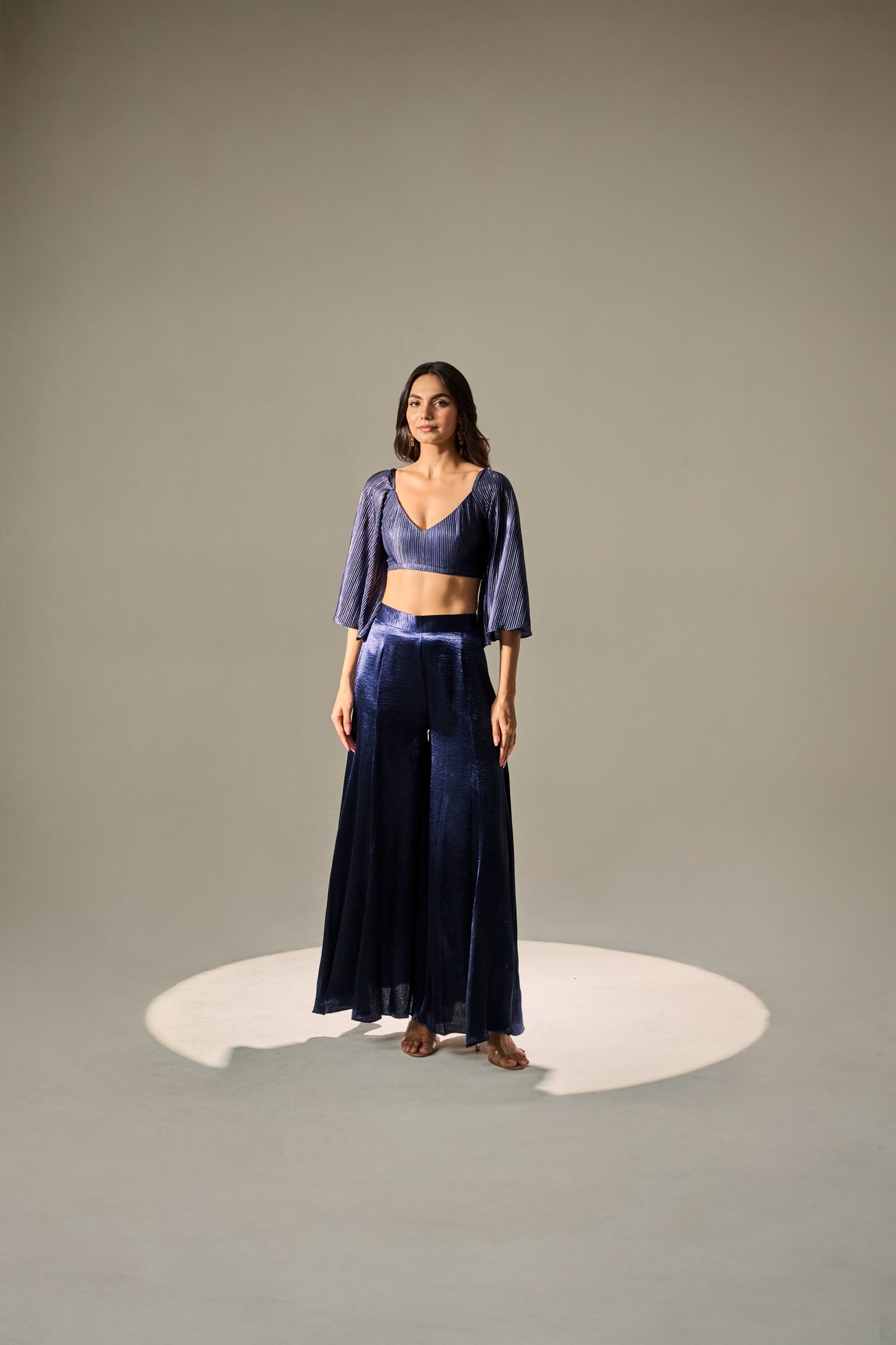 Midnight V-Neck Co-ord Set