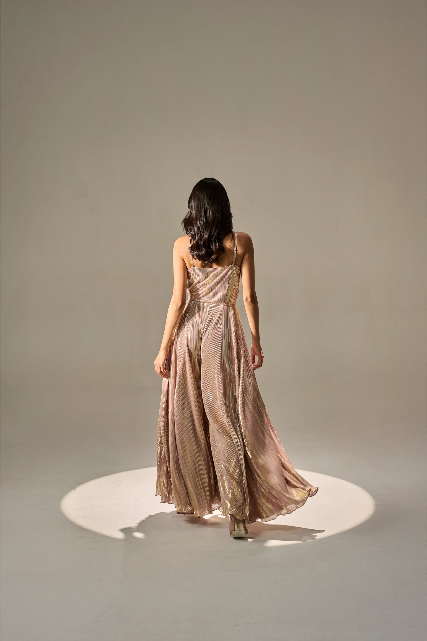 Pleated Jumpsuit