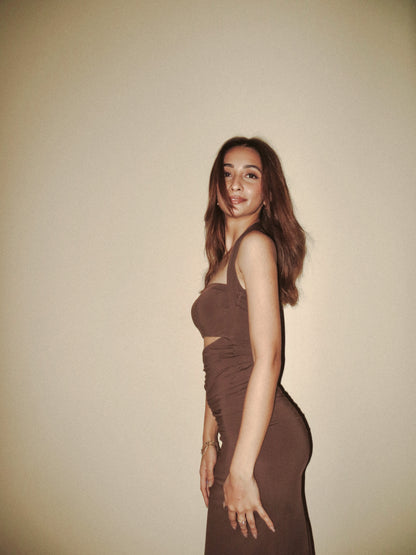 The Halter Dress- Black