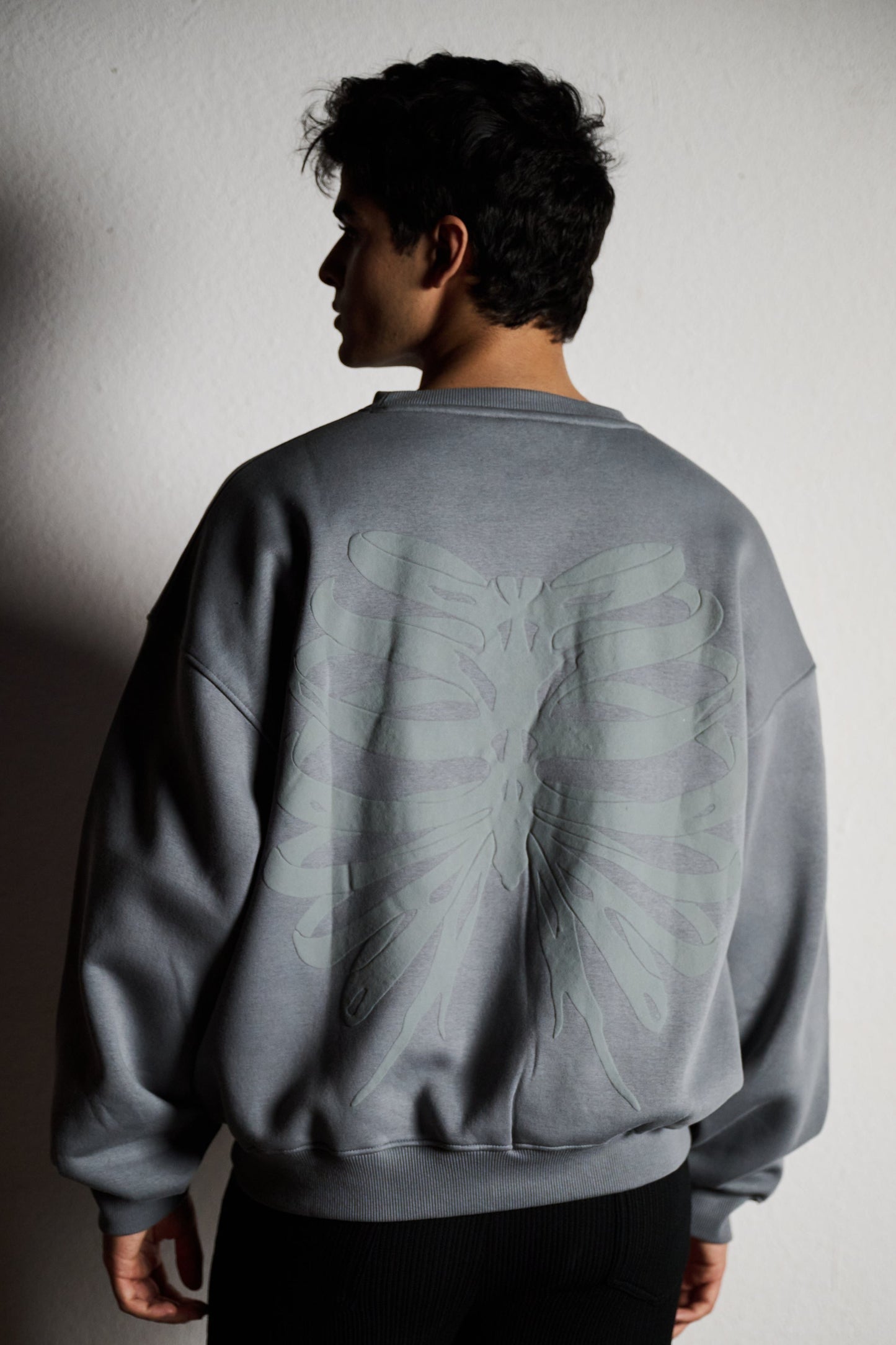 Rib Detail Sweatshirt