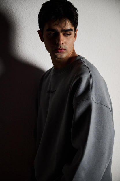 Rib Detail Sweatshirt