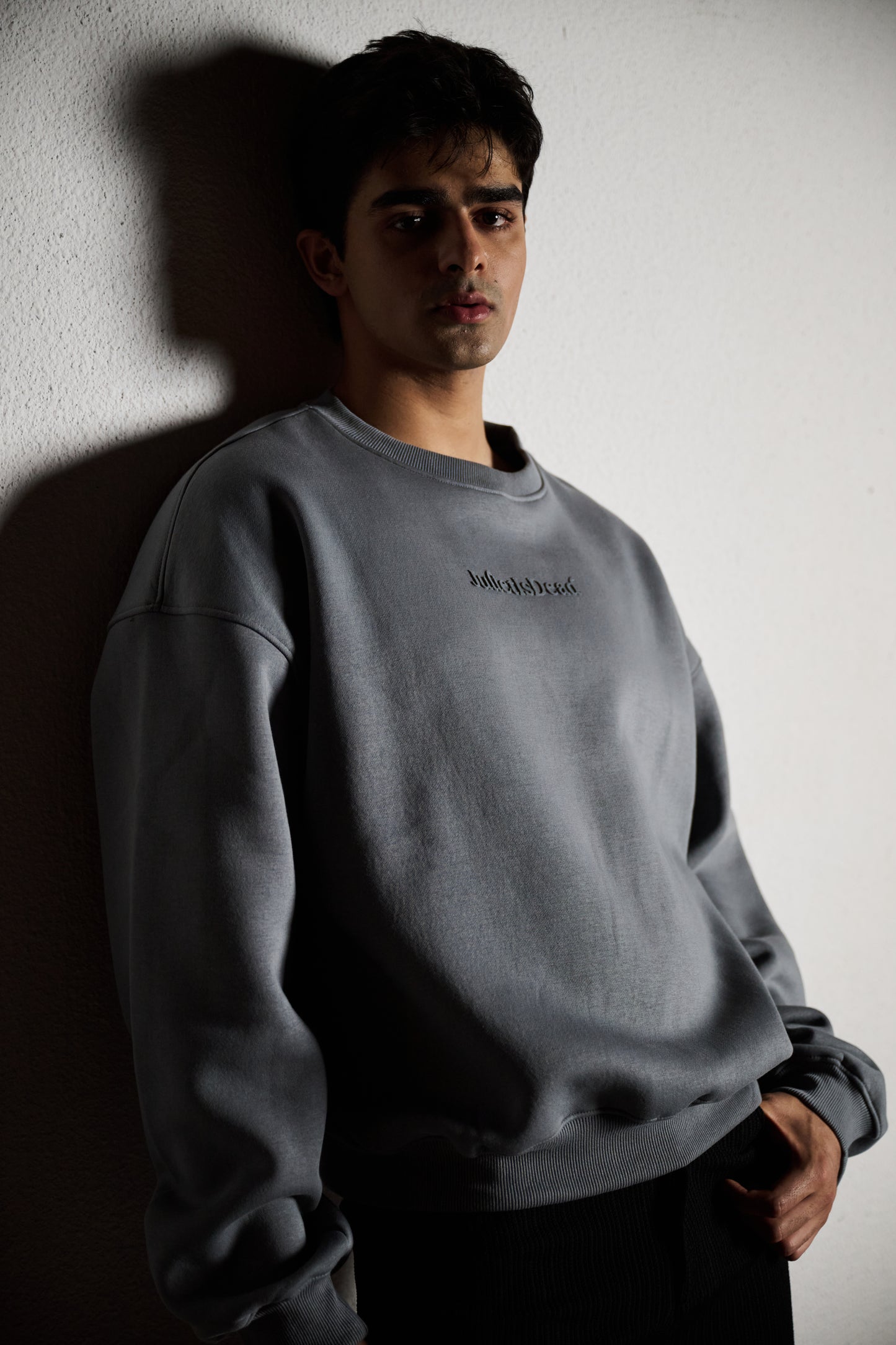 Rib Detail Sweatshirt