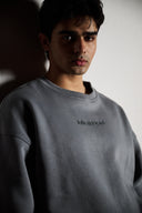 Rib Detail Sweatshirt W