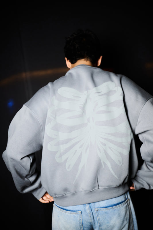 Rib Detail Sweatshirt