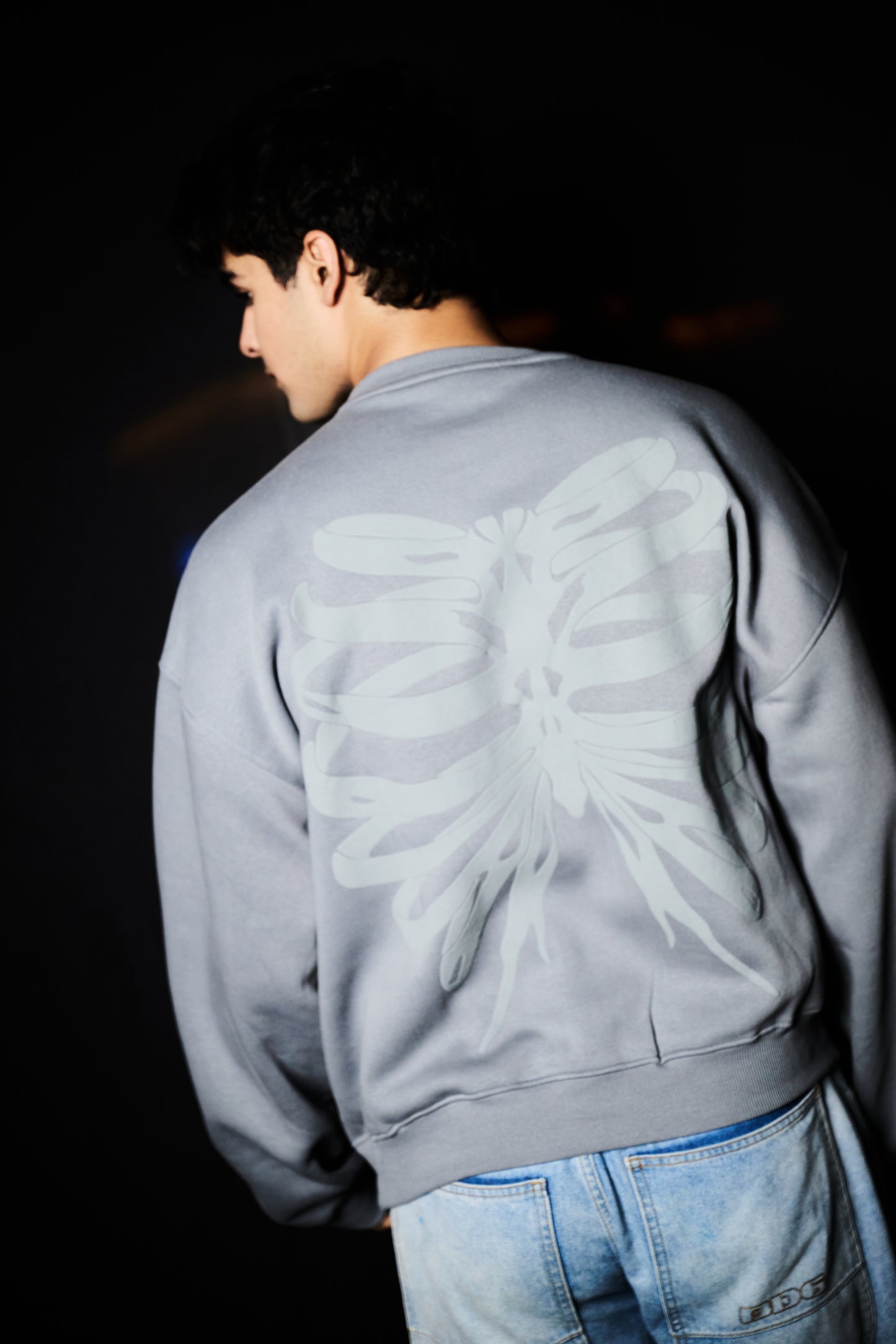 Rib Detail Sweatshirt