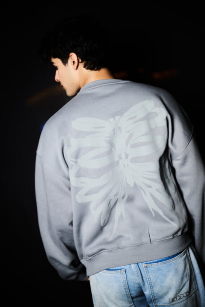 Rib Detail Sweatshirt