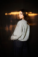 Rib Detail Sweatshirt W