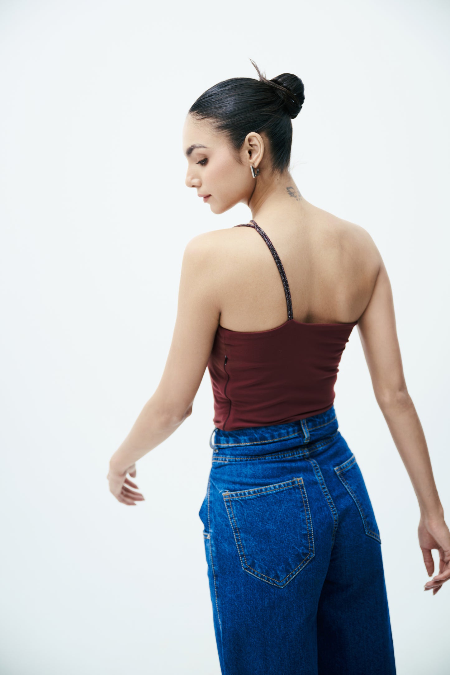 Rhinestone Top: Wine