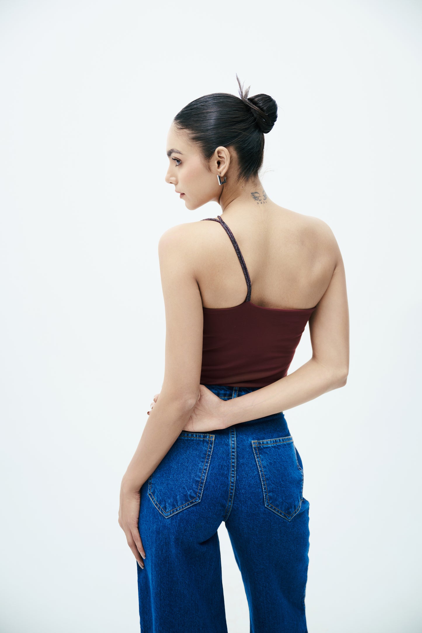 Rhinestone Top: Wine