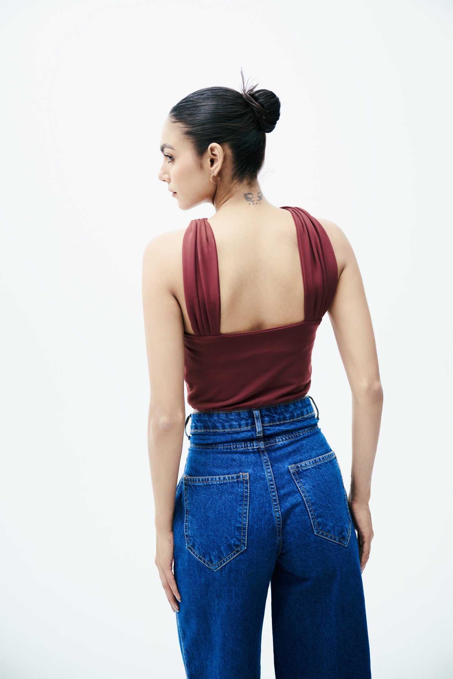 Draped Halter Top