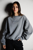 Rib Detail Sweatshirt W