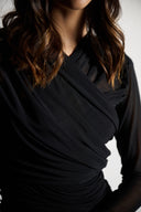 Sheer Gathered Top