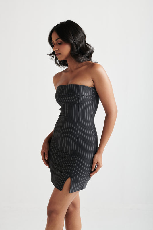 Pinstripe Dress