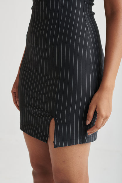 Pinstripe Dress