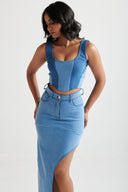 Asymmetric Denim Co-Ord Set