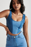 Denim Corset