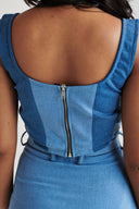 Denim Corset