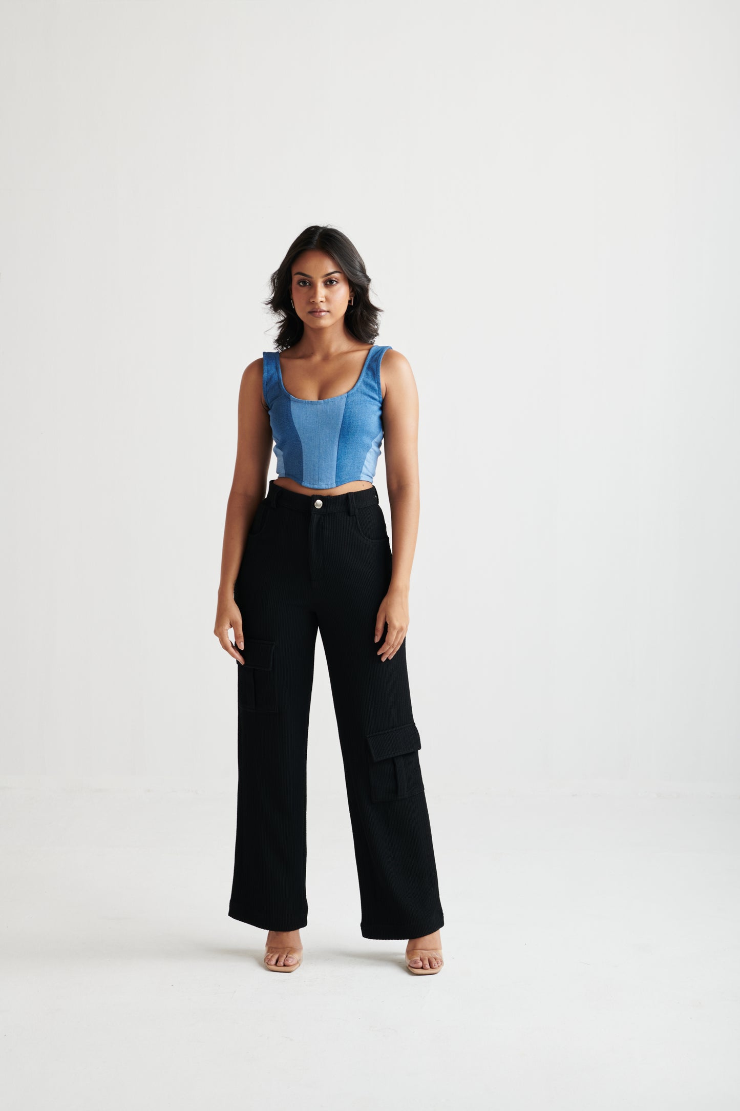 Denim Corset