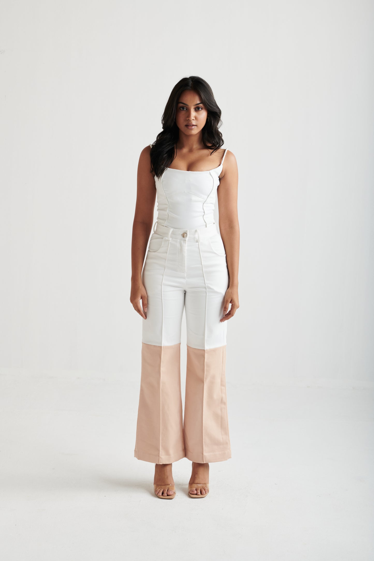 Ivory Denim Top