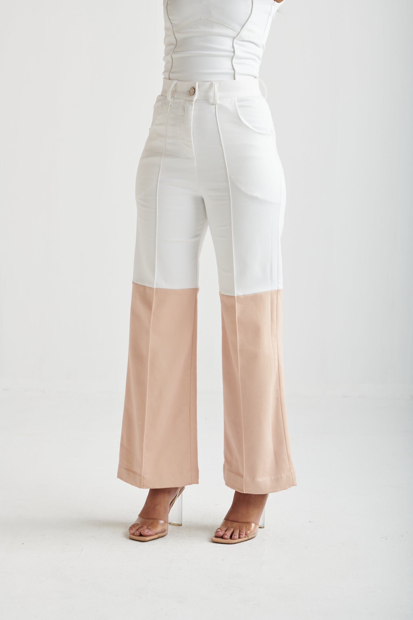Dual Toned Trousers
