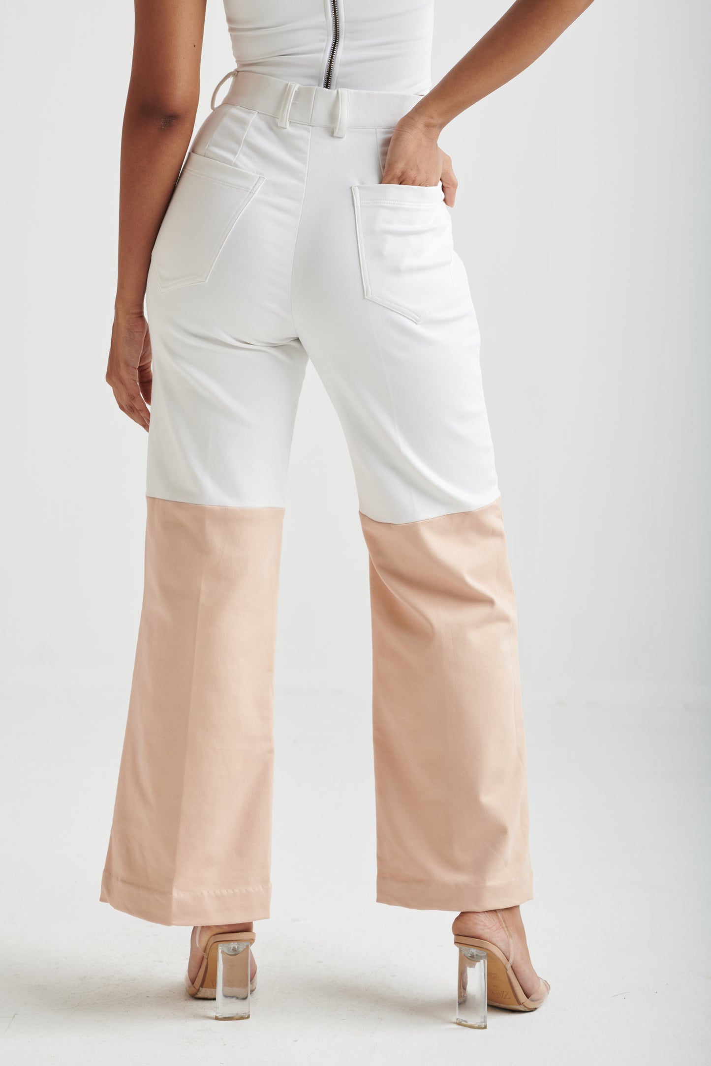 Dual Toned Trousers