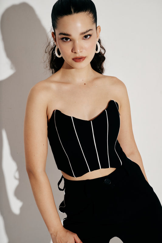 Contour corset top