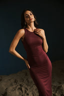 The Twist Dress – Berry