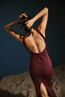The Twist Dress – Berry