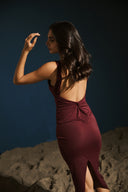 The Twist Dress – Berry