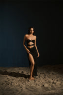 Cut-Out Bodysuit - Black