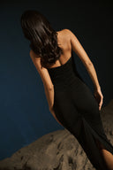 The Halter Dress- Black