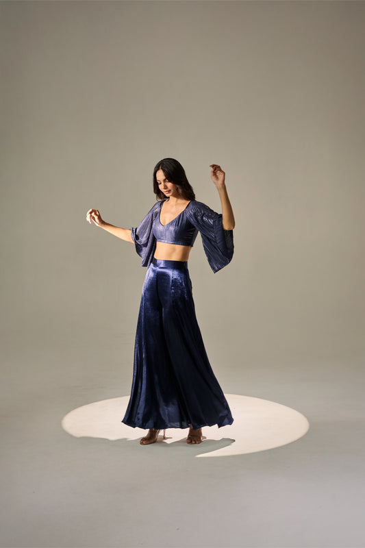 Midnight V-Neck Co-ord Set