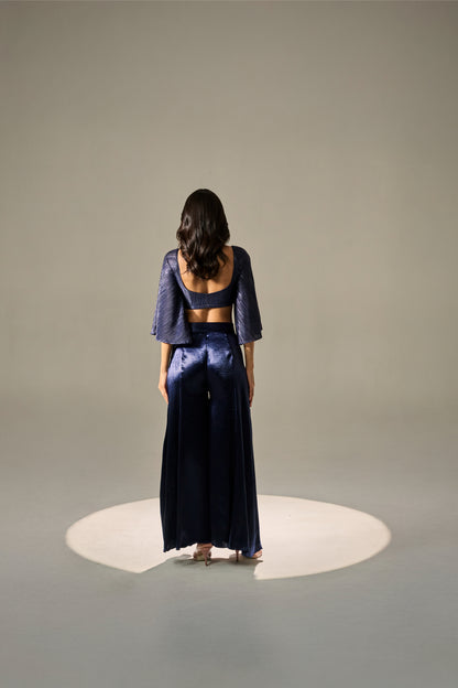 Midnight V-Neck Co-ord Set