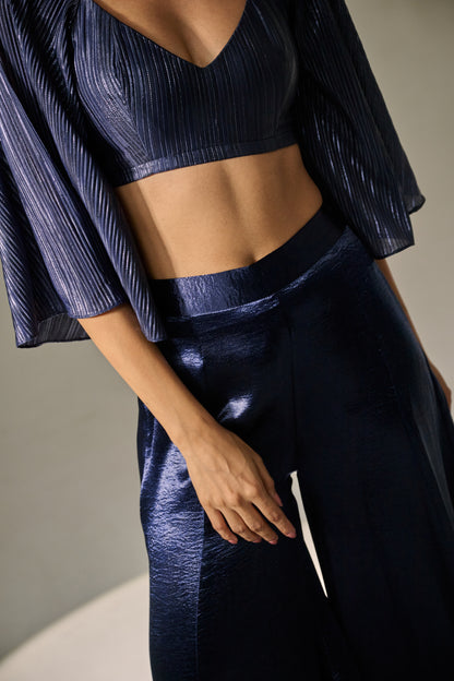 Midnight V-Neck Co-ord Set