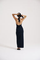 Black V-Neck Dress