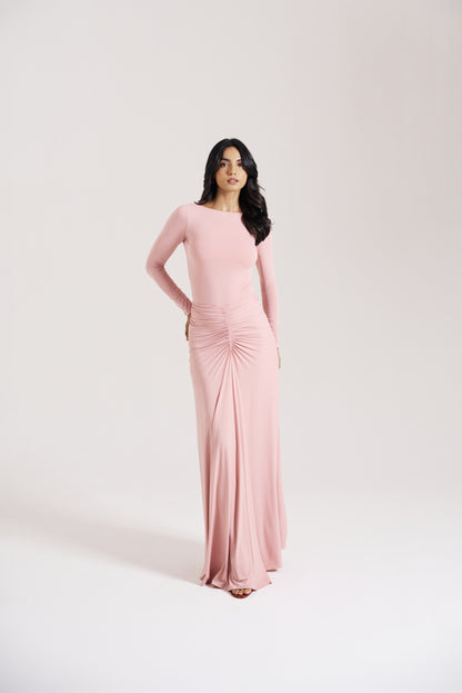 Blush Body Ruched Skirt