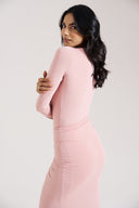 Blush Ruched Set