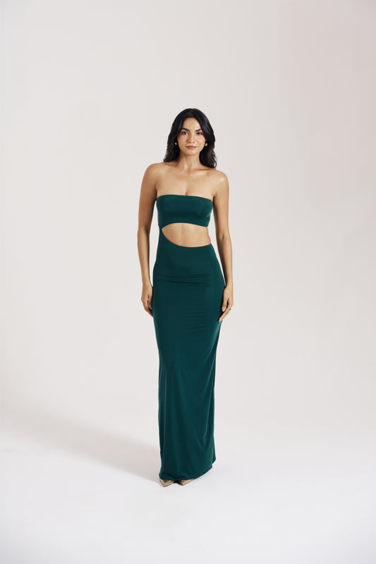 Emerald Strap Dress