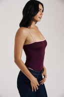 Blush Contrast Bodysuit